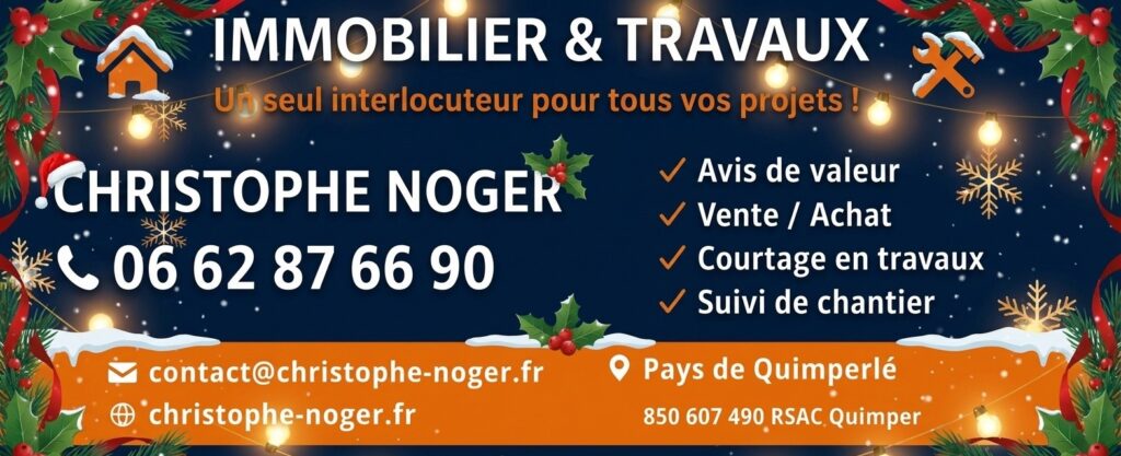 Logo Christophe Noger - Moëlan Immobilier & Travaux